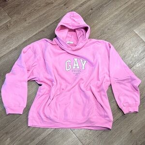 Balenciaga Pink Gay Pride Hoodie